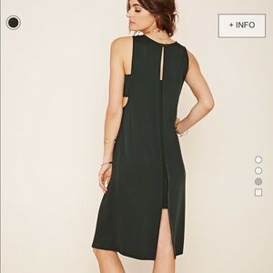 Forever 21 Dark Green Midi Dress